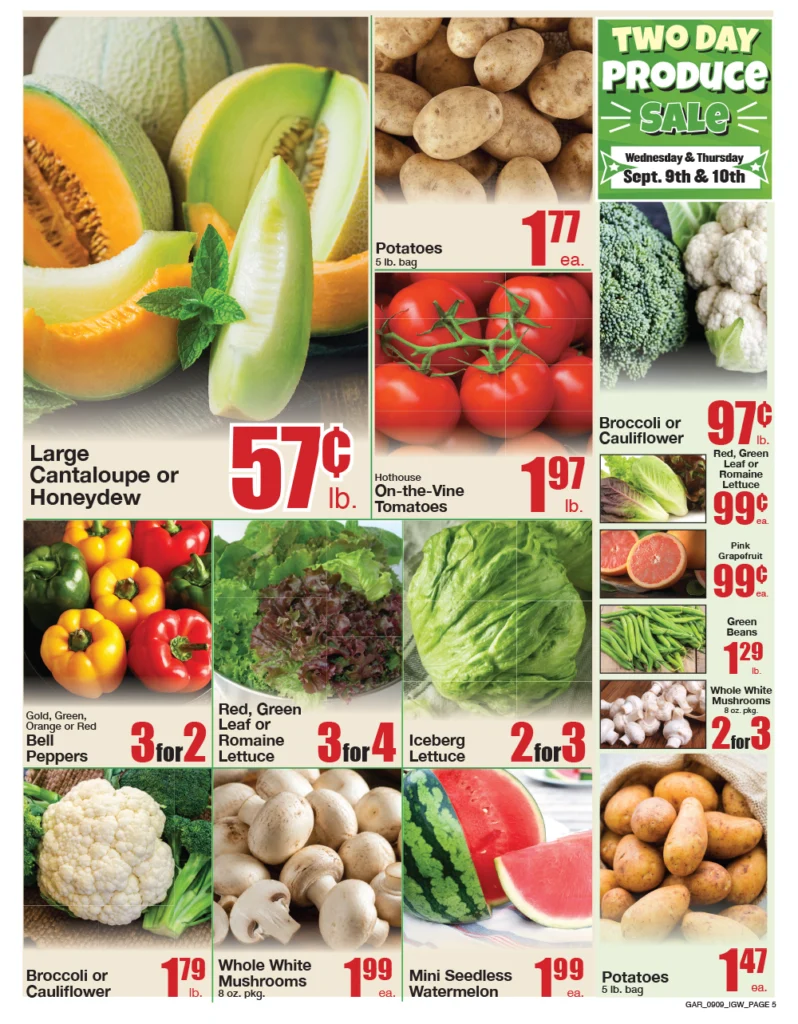 Weekly ad page 6