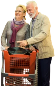 Senior shoppers