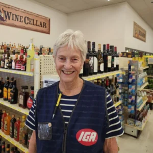 Bryanne Olsen, owner of Olsens Marketplace IGA