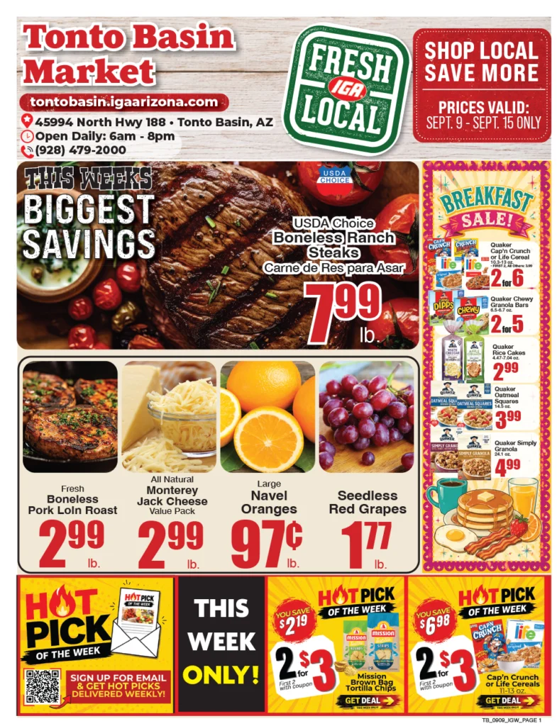 Weekly ad page 1