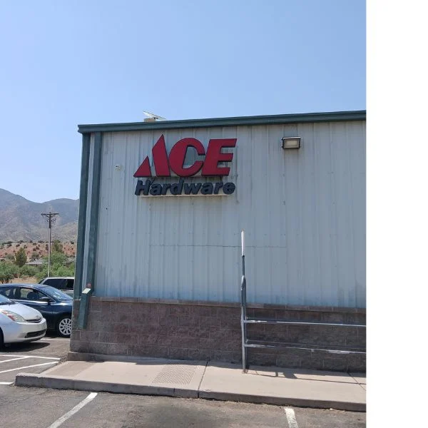 ACE Hardware sign on the Tonto Basin Market building